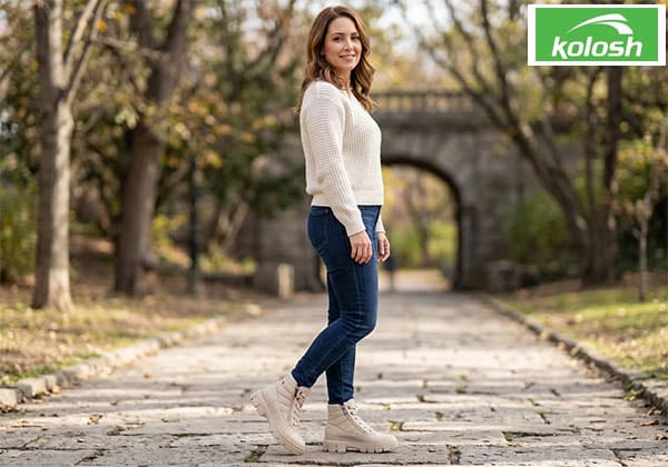 Kolosh Dilly Womens Comfortable Brazilian Low Heel Lace Up Ankle Boots