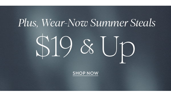 $19 & Up Summer Steals