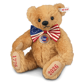 The 250th Anniversary of America Bear by Steiff