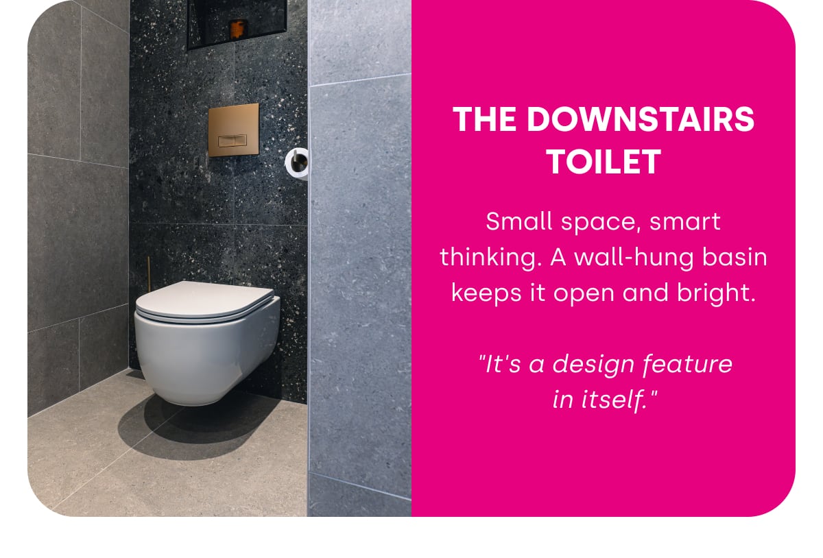 The downstairs toilet