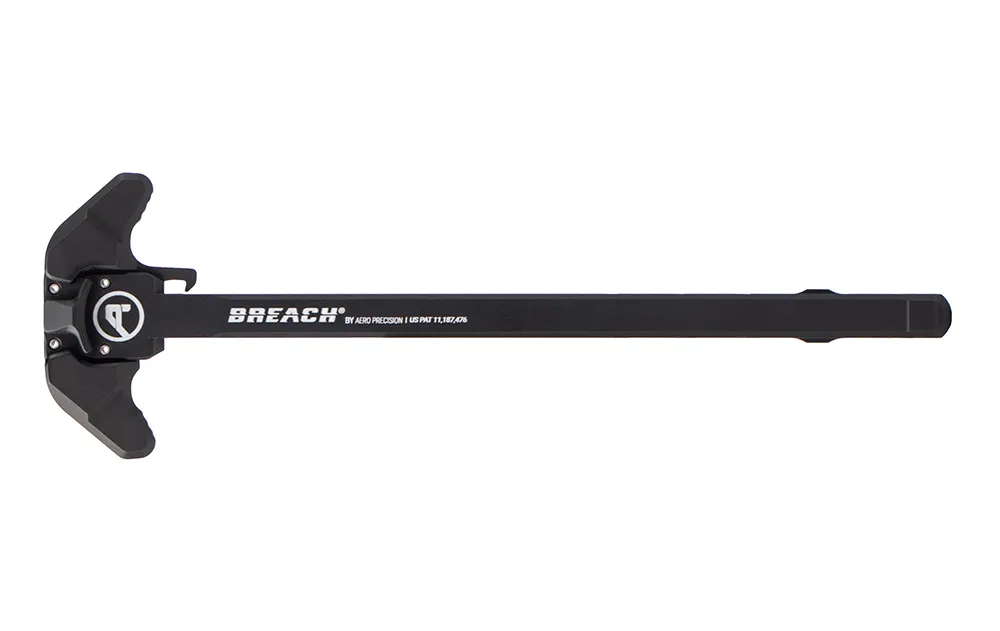 AR10 BREACH® Ambi Charging Handle w/ Small Lever - Black
