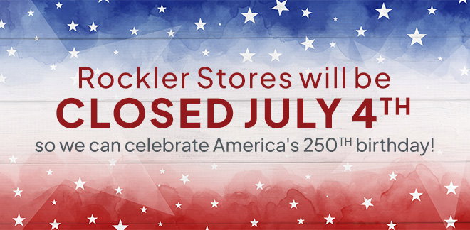 Rockler Stores Closed Today, July 4th
