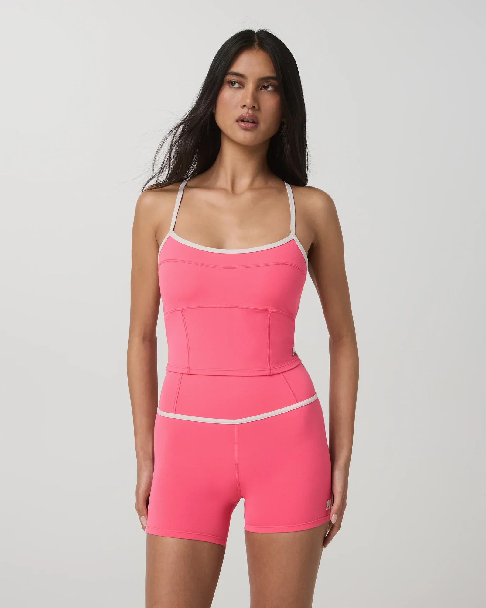 Image of Vuori AllTheFeels™ Corset Tank | Sunset Pink