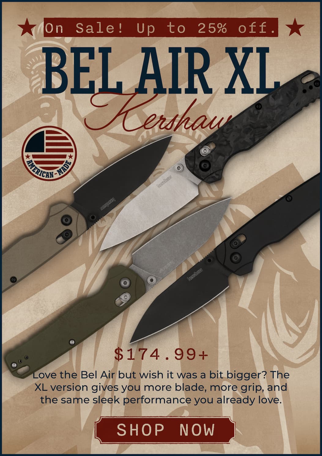 Kershaw Bel Air XL