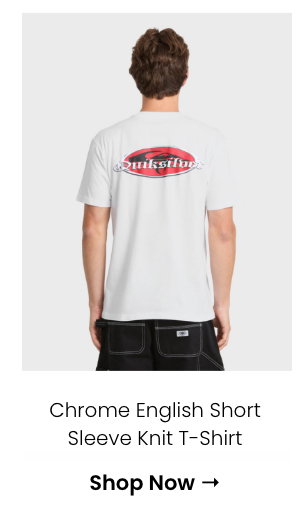 Chrome English Short Sleeve Knit T-Shirt