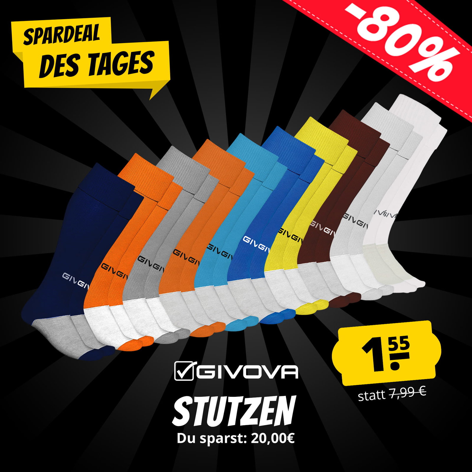 Givova Stutzen "Calcio" C001-0028