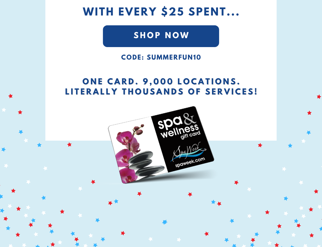 Use for spa services, classes, & product