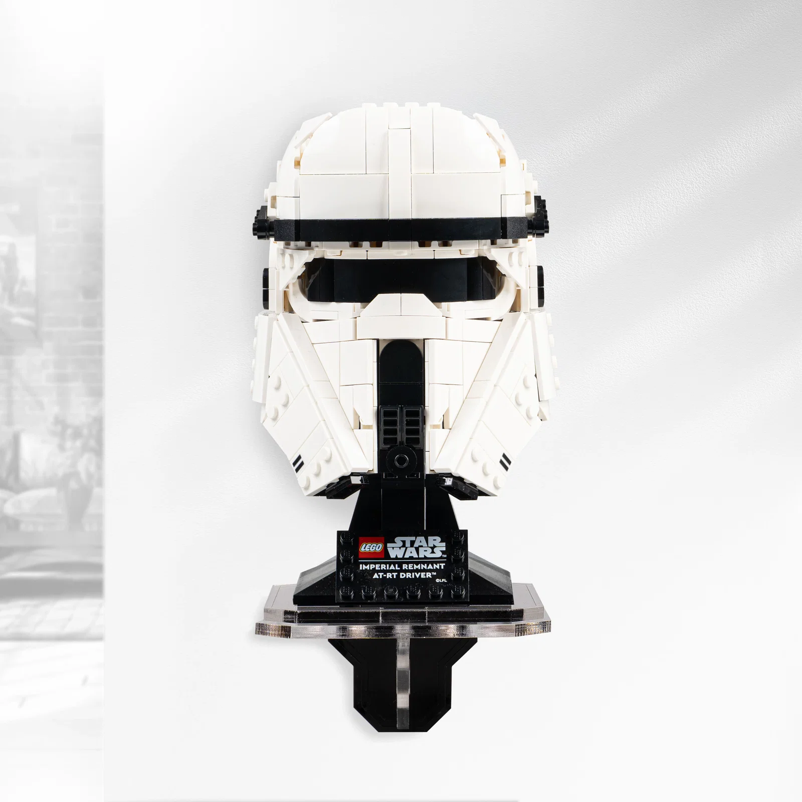 Image of Wall Mounted Display for LEGO® Star Wars™ Imperial Remnant AT-RT Driver™ Helmet (75458)