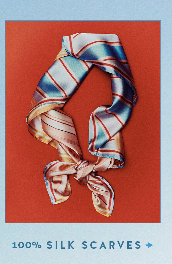 100% Silk Scarves