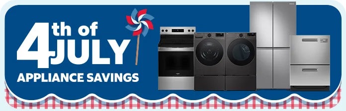 Save on July 4th Appliances