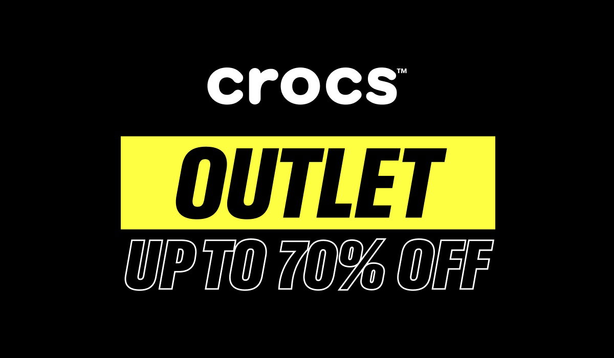 Crocs outlet up to 70% off