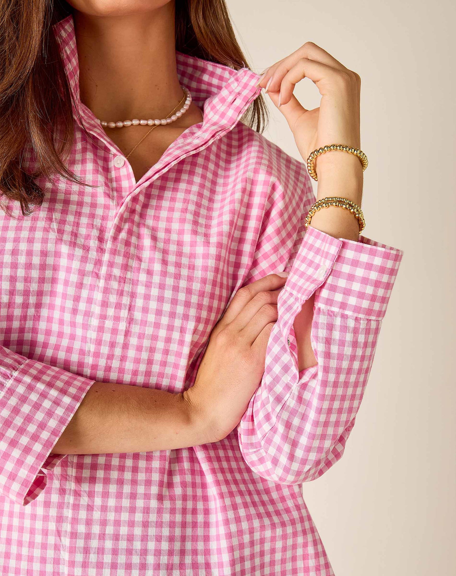 Image of Emerson Pop Up Collar Top