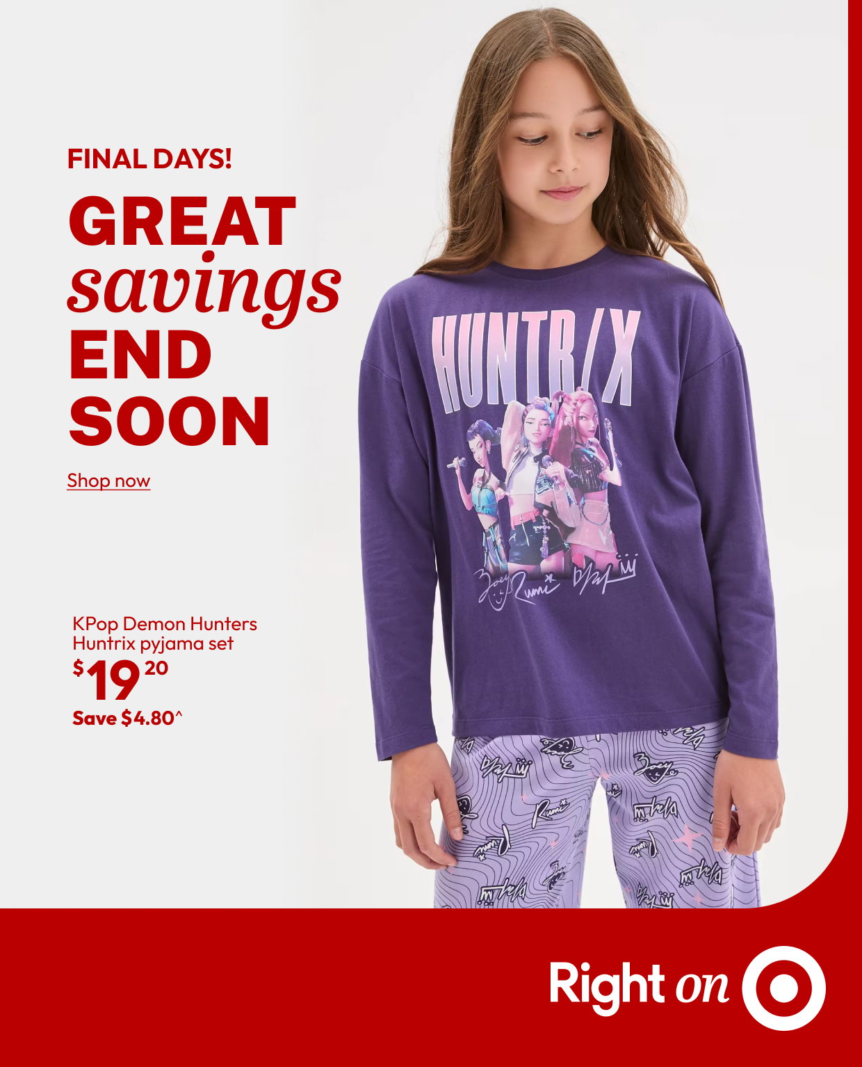 FINAL DAYS! GREAT savings END SOON