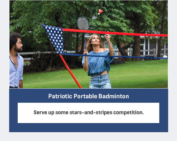 Patriotic Portable Badminton