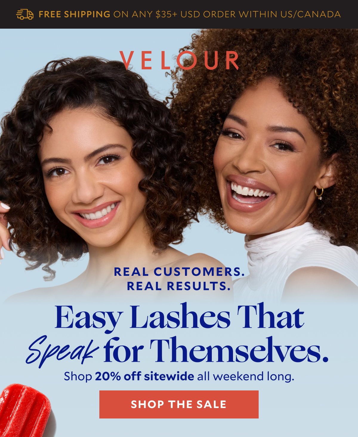 Easy lashes that speak for themselves. Shop 20% off sitewide all weekend long.