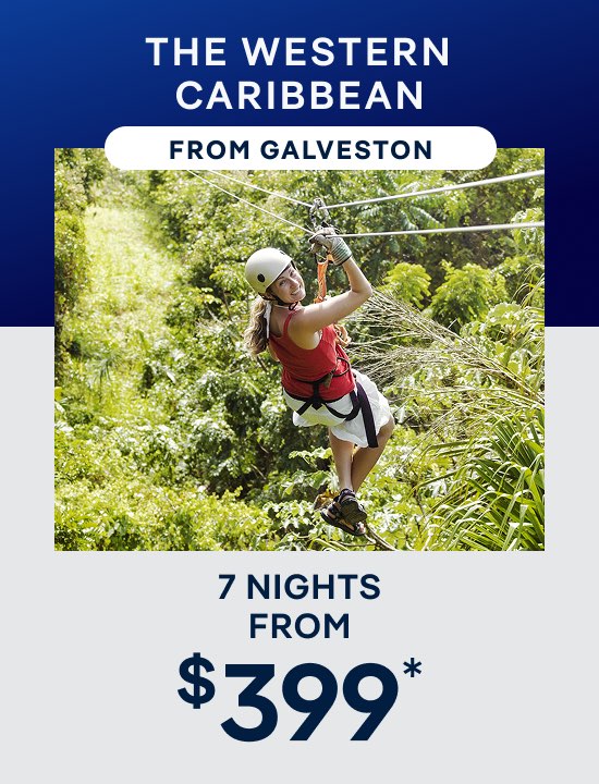 The Western Caribbean – 7 Nights From Galveston – Click to View Cruises & Book Now