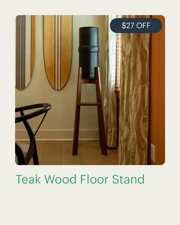 Teak Wood Floor Stand