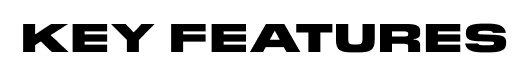 CAT - KEY FEATURES.