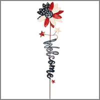 Americana Flower Garden Stake Daisy