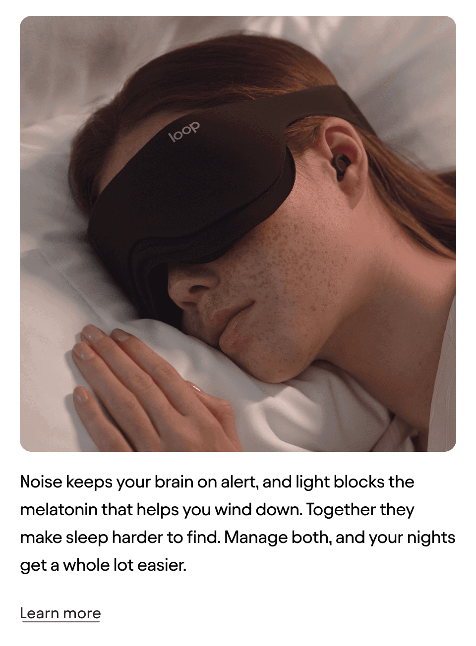 Improve your sleep hygiene