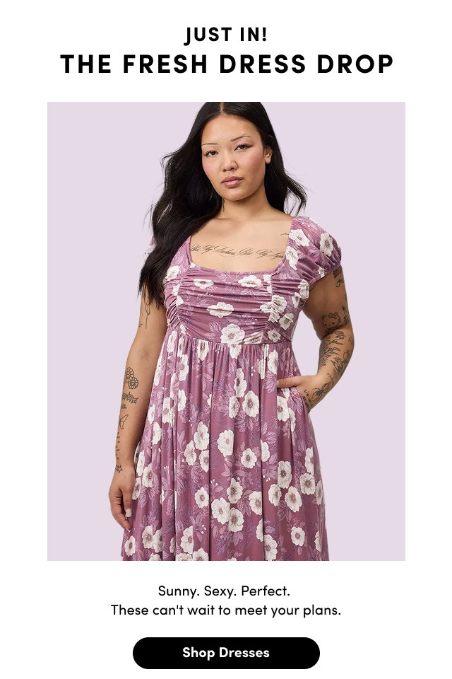Just In! | The Fresh Dress Drop | Sunny. Sexy. Perfect.  These can't wait to meet your plans. | Shop Dresses > 