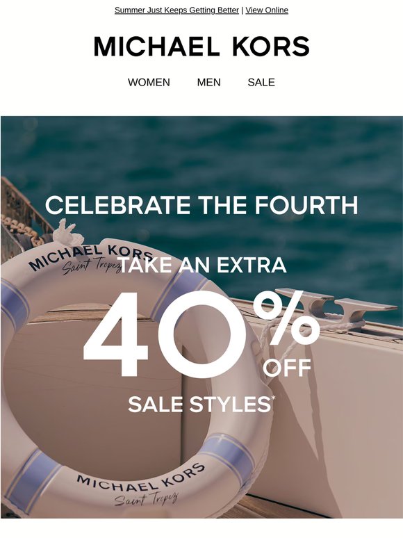 We're Giving You An Extra 40% Off During Our Semi-Annual Sale