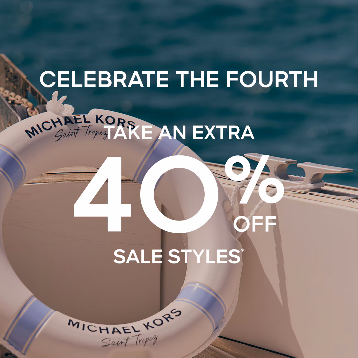 CELEBRATE THE FOURTH TAKE AN EXTRA 40% OFF SALE STYLES*
