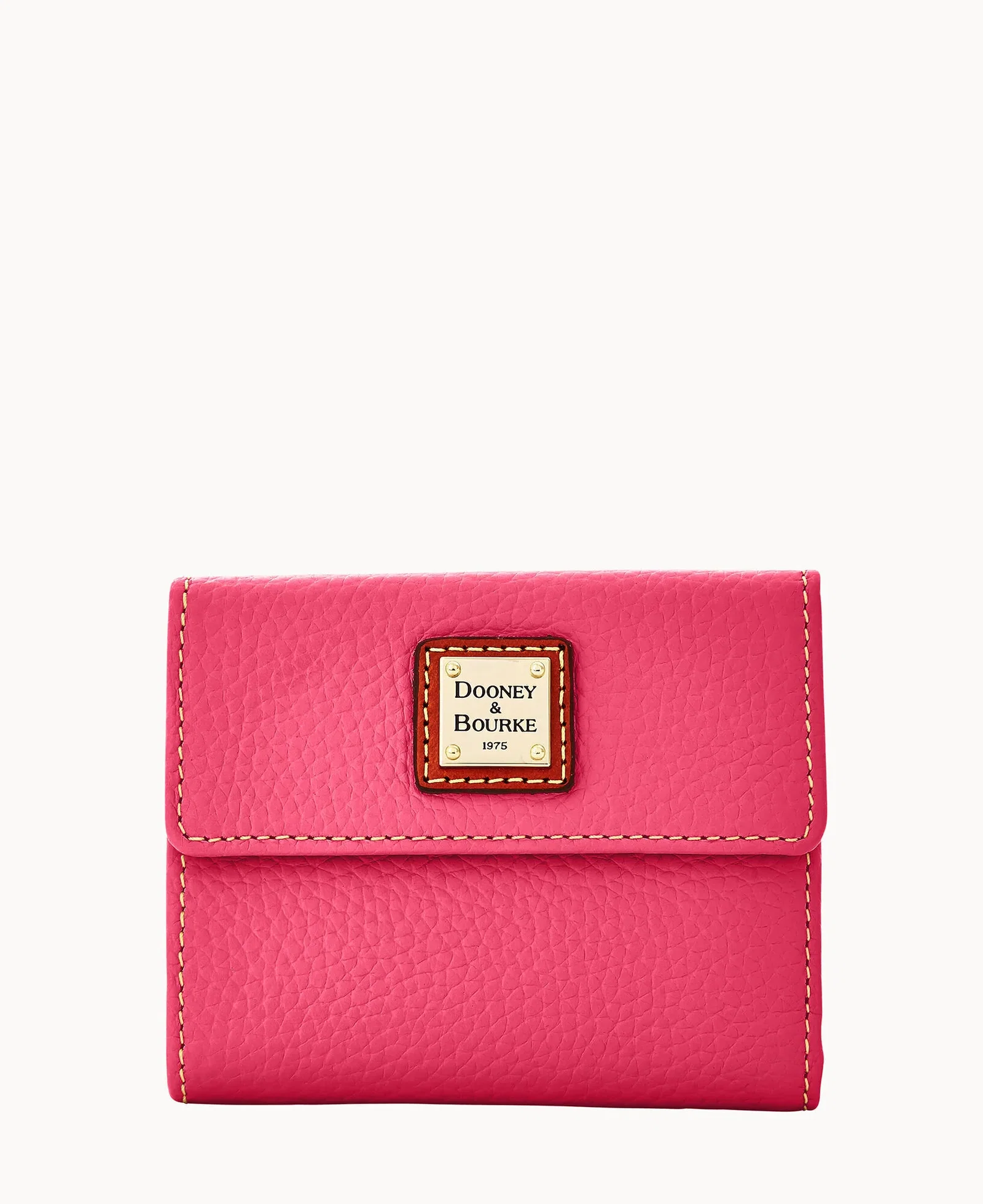 Image of Pebble Grain Small Flap Wallet