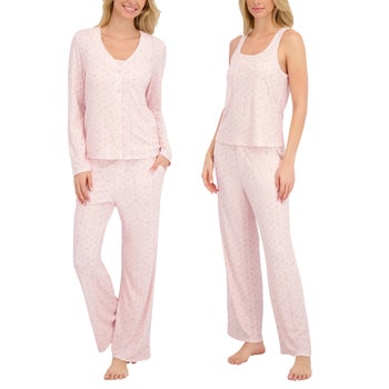Live2Lounge Women's 3-piece Picot Lounge Set