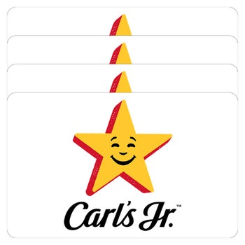Carl's Jr Four Restaurant $25 eGift Cards ($100 Value)