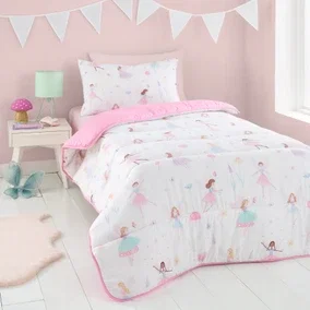 Meadow Fairies 7.5 Tog Single Coverless Duvet and Pillowcase Set