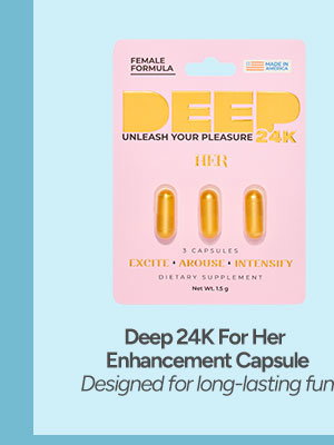 Deep 24K For Her Enhancement Capsule - 3 Count
