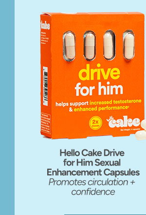 Multi-Pack Hello Cake Drive for Him Sexual Enhancement Capsules - 4 Pack