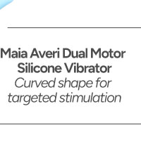 Maia Averi Dual Motor Silicone Vibrator
