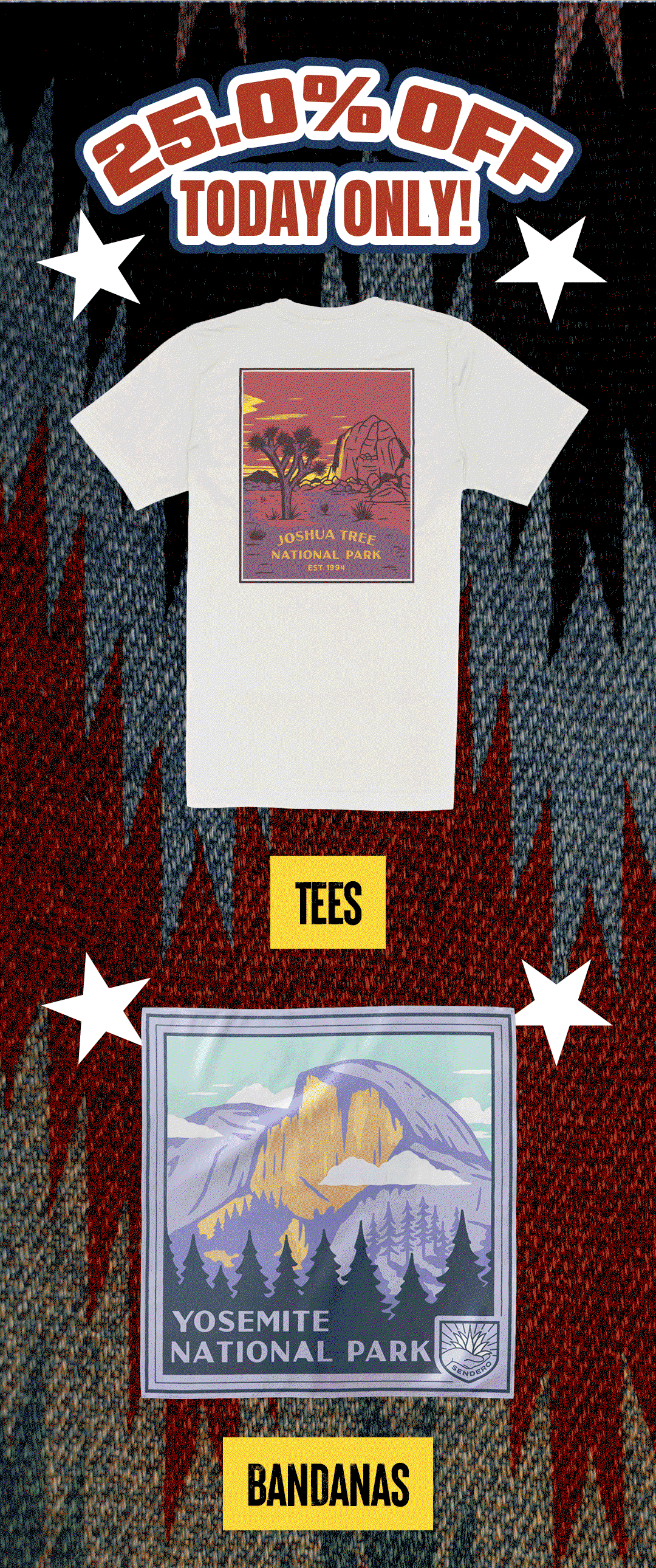 Shop Tees and Bandanas