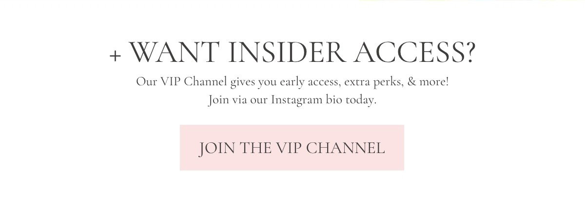 Want insider access? Join the VIP channel today.