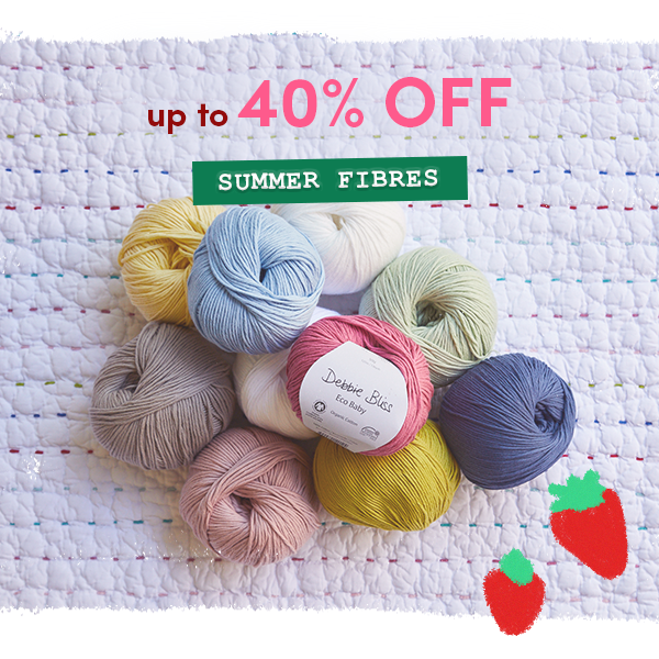 Up to 40% off summer fibres