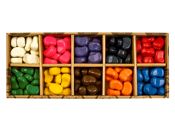 Colorations® Classroom Value Pack Soy & Beeswax Bean Shaped Crayons - Set of 100