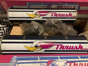 Vintage Rare Thrush Exhaust Mufflers Collectible