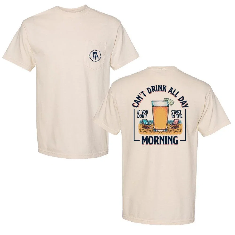 Image of Can't Drink All Day Summer Pocket Tee