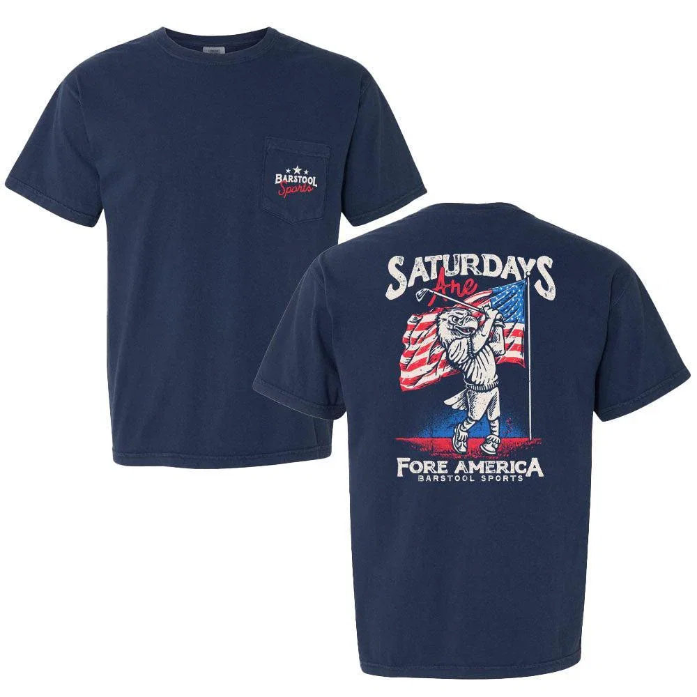 Image of Saturdays Are Fore America Pocket Tee
