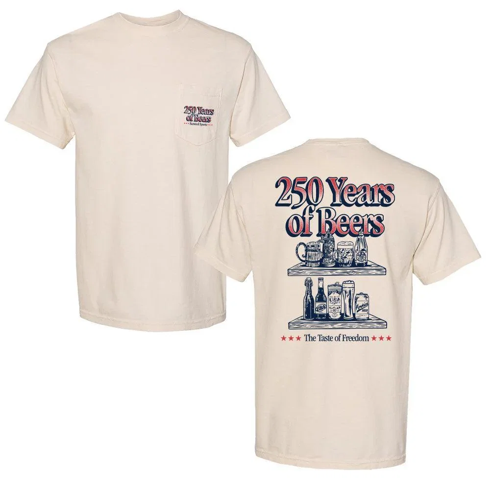 Image of 250 Years of Beers Pocket Tee