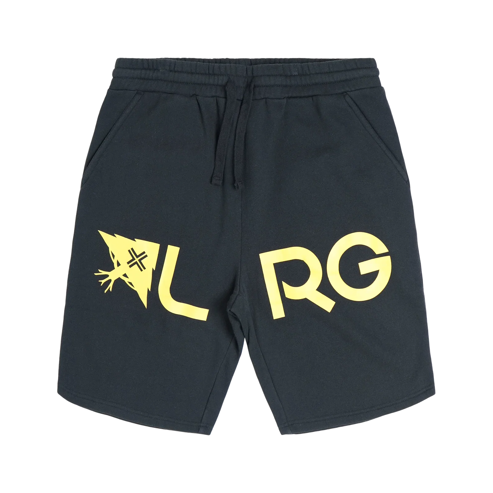 Image of LRG EFFECTIVE FLEECE SH SP25 - Blk/Yellow