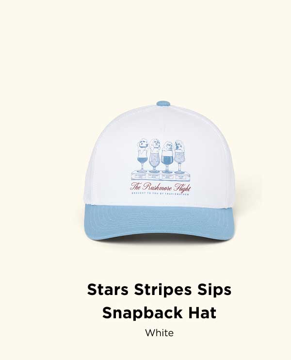 Stars Stripes Sips Snapback Hat