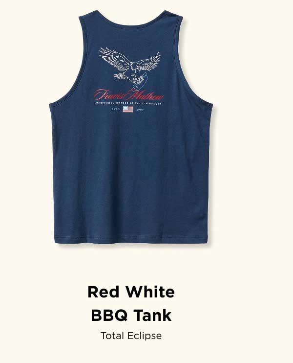 Red White BBQ Tank