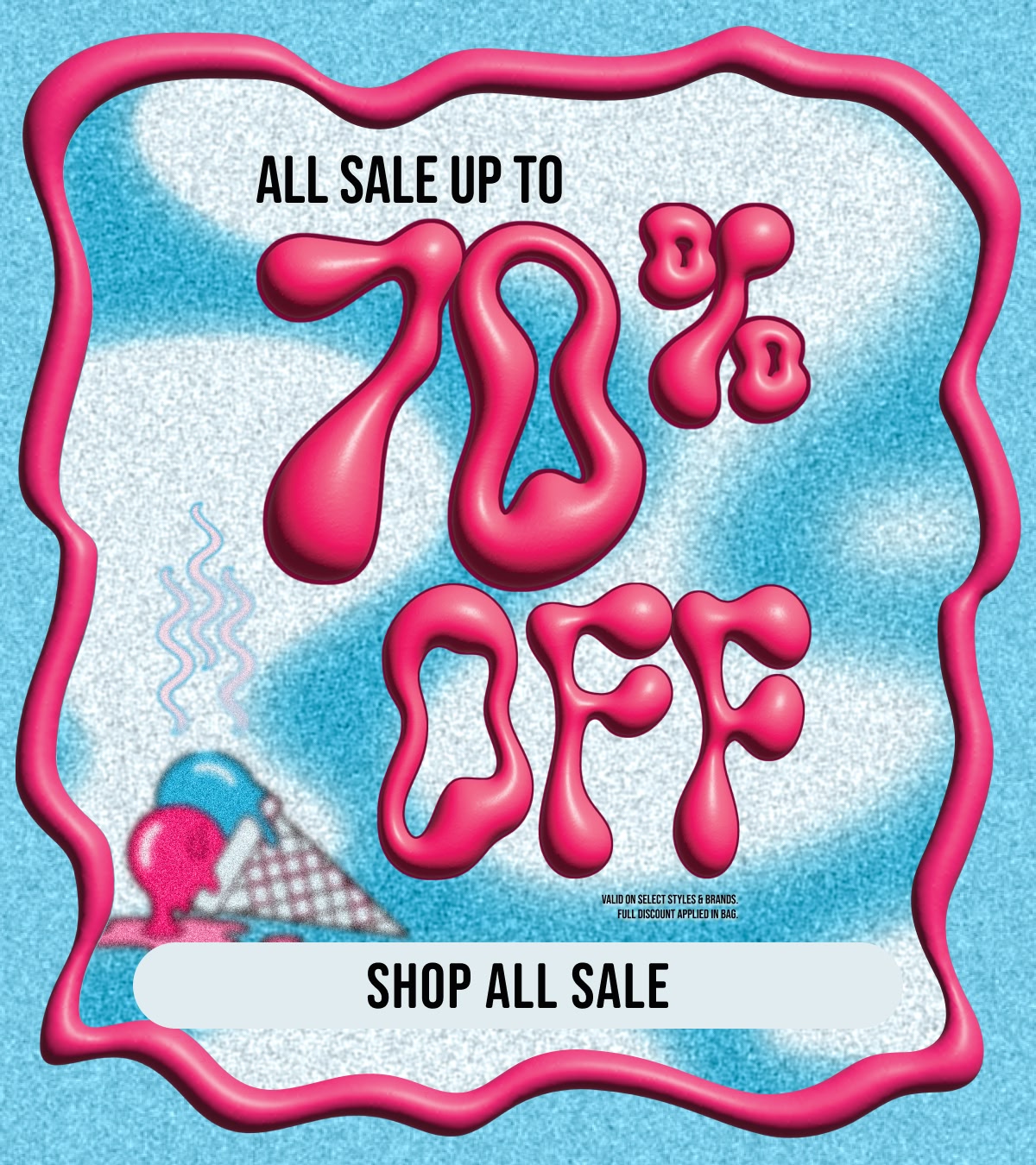 Shop all sale up to 70% off