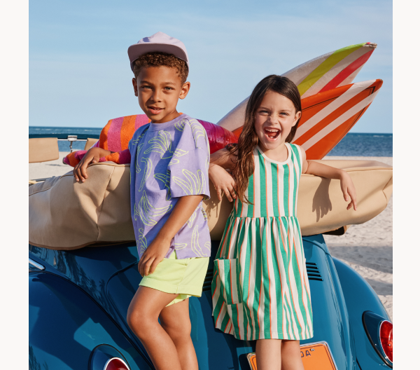 Boy and Girl at the Beach