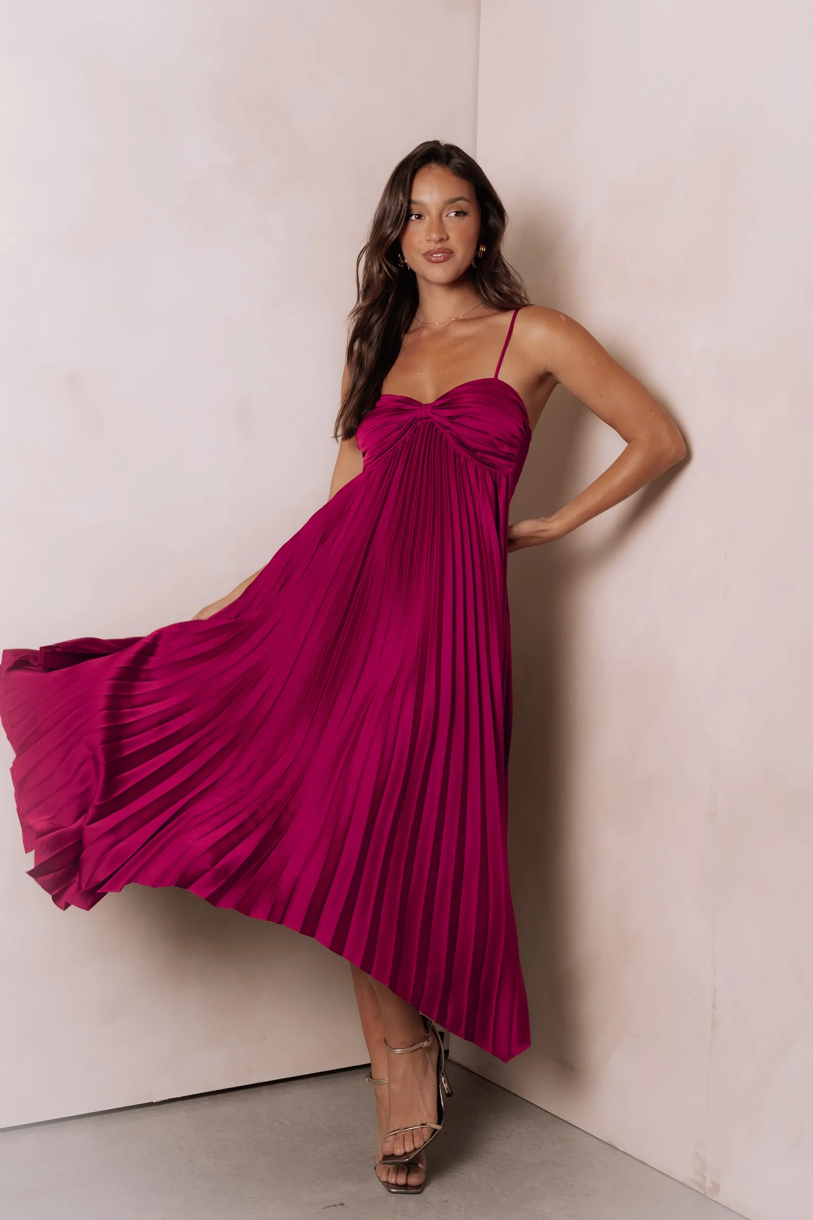 Image of Vikki Dress - Magenta