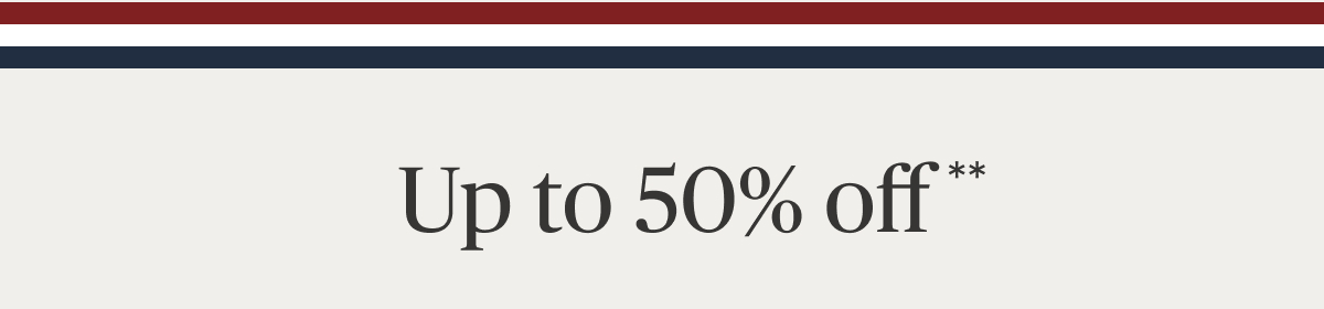 Up to 50% off