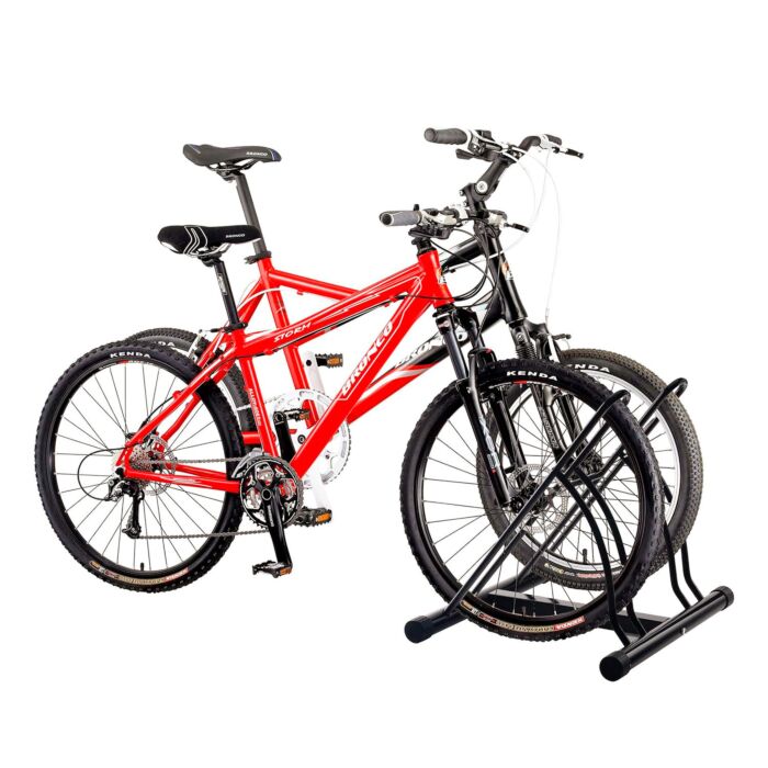 Veloständer für 2 Bikes, beidseitig nutzbar, robuste Stahlkonstruktion